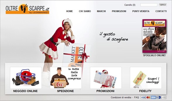 OltreLeScarpe ecommerce web site