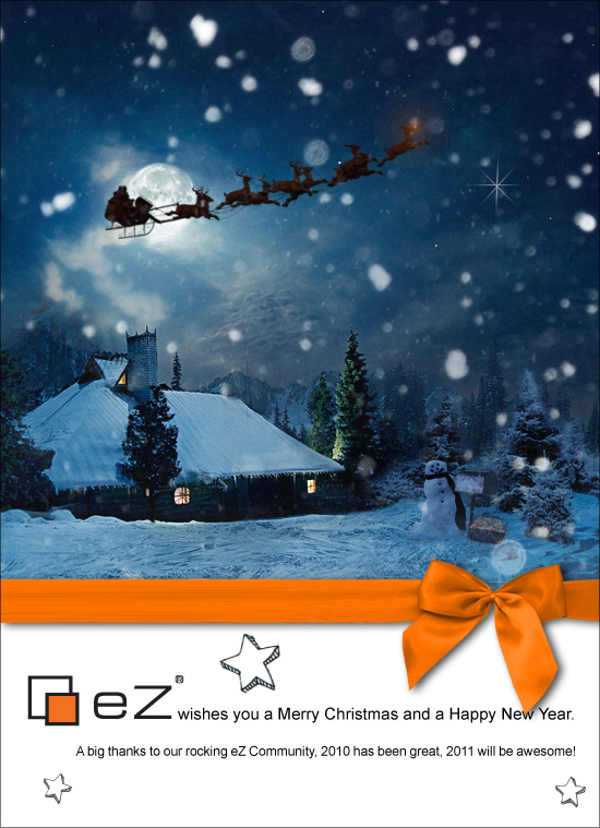Merry Christmas and Happy new Year to you eZ Community, you rock !