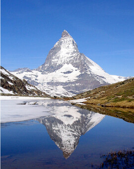 Matterhorn, gespiegelt im Riffelsee