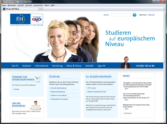 University of Applied Sciences BFI Vienna